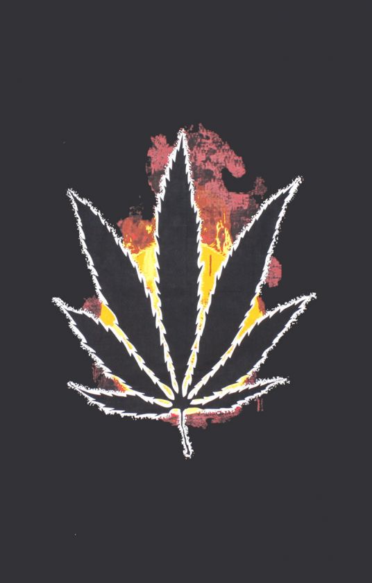 Marijuana Fire Leaf Tapestry