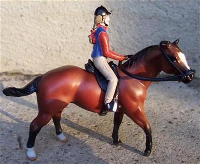 Breyer Stablemates English Horse/ Rider #5210 Retired  