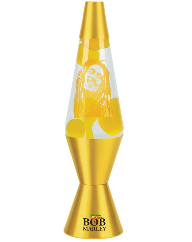 NEW Bob Marley Lava Lamp   Yellow  