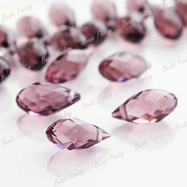 10pcs 12x6mm Teardrop pendant cheaper Crystal beads wholesale Choose 