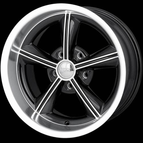 15 ION WHEELS RIMS BLACK GMC BLAZER JIMMY S10 SONOMA  