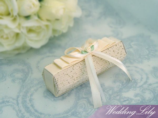 200 Champagne Wedding Bomboniere Favor Boxes Hexangular  