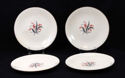 40pc Set Wedgwood Red Bush Berry China c1956 Midcentury  