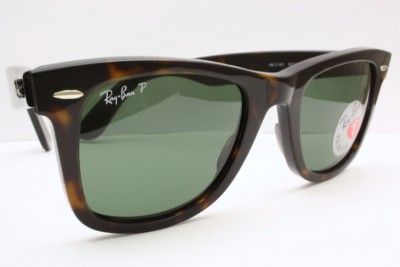   Ban Wayfarer Polarized Tortoise Sunglasses 50mm RB2140 902/58 50 $200