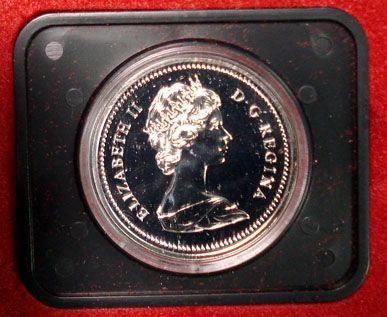 1975 CANADIAN DOLLAR, CALGARY, BUCKING HORSE  