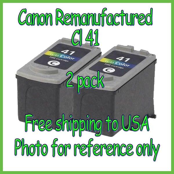 Canon 41 CL Color Ink Cartridges CL 41 CL 41 Cl41 2 PK  