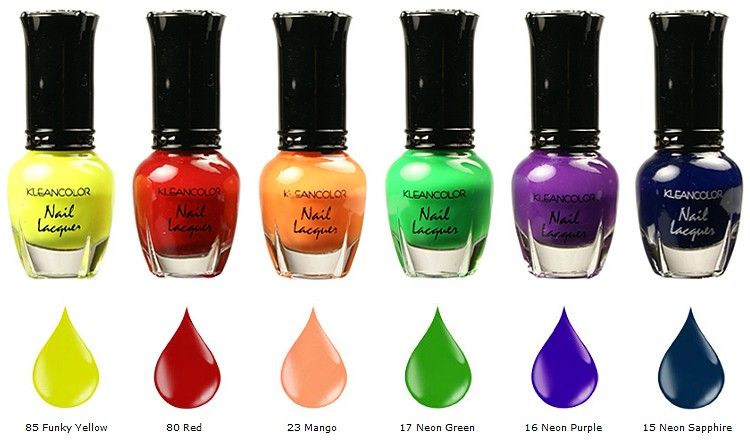 KLEANCOLOR Neon Nail Lacquer Mini Collection   NPC 599 *Joys 