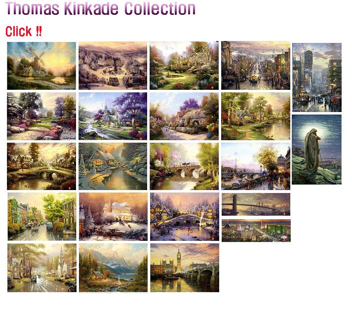 Jigsaw Puzzles 1000 Pieces Hometown Bridge / Thomas Kinkade  