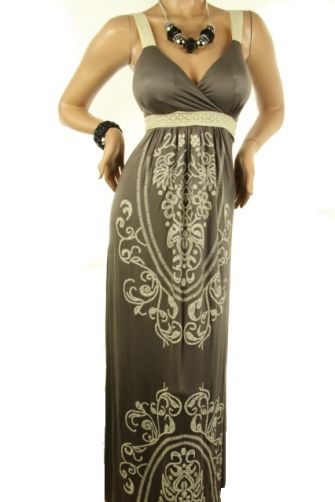 121AVENUE   Fresh Attractive Dress Brown 1X NEW  