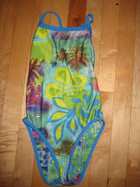 Speedo One Piece Swimsuit Girls 10/12 Nice  