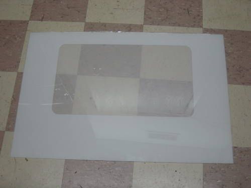 GE RANGE WHITE DOOR GLASS PART # WB56K0011 WB56K11  