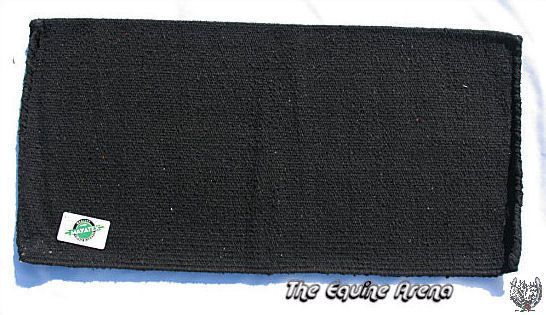 Mayatex BLACK Show Saddle Blanket 34 X 36  