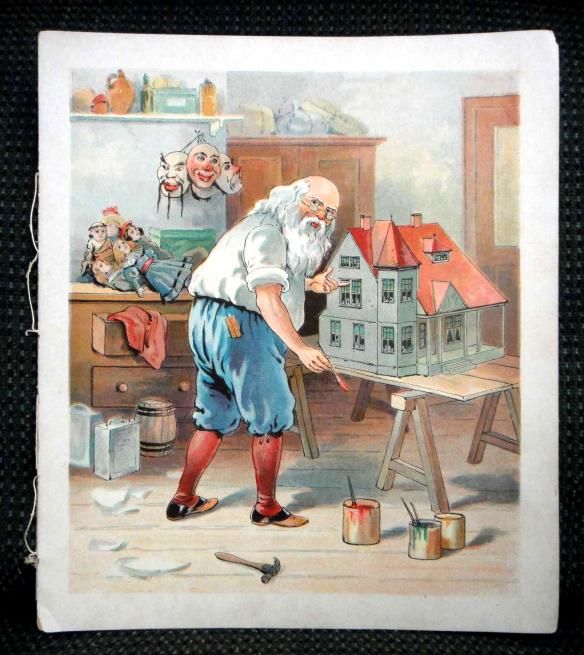 1897 antique McLOUGHLIN CHRISTMAS KRISS KRINGLE BROWNIES paper 