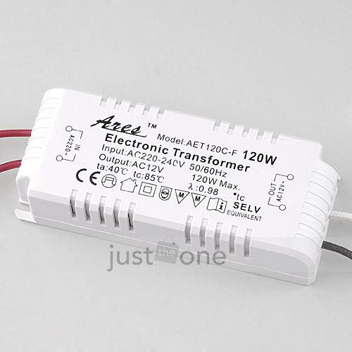 120W 12V Acer Halogen Bulb LED Driver Electronic Transformer Adapter 