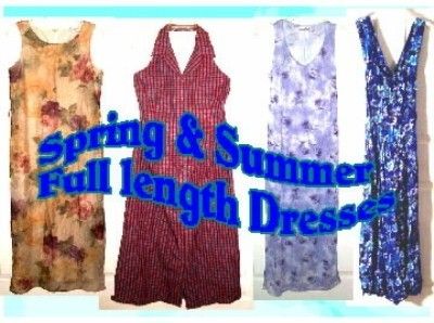 Spring & Summer Full Length Dresses ~Various Brands~ Sizes XS XL 