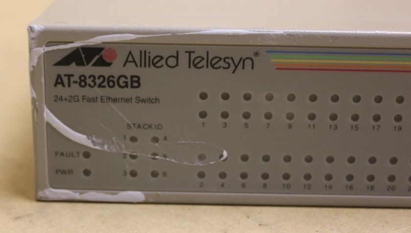   Telesyn AT 8326GB 24 Ports External Switch Managed Stackable  