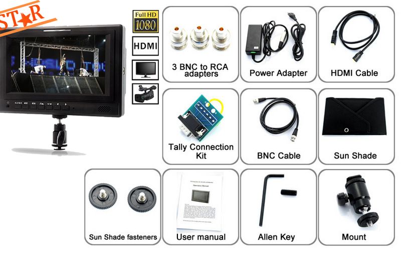   power it with the same DV batteries used by your DSLR or DV camcorder