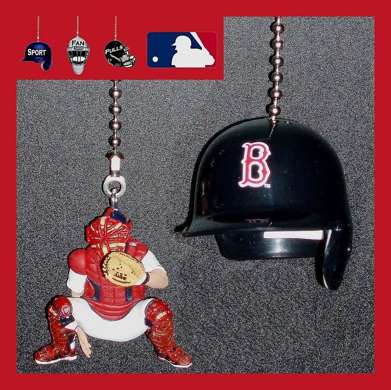   SOX HELMET & VARITEK OR ORTIZ OR BECKETT OR PAPELBON FAN PULLS  