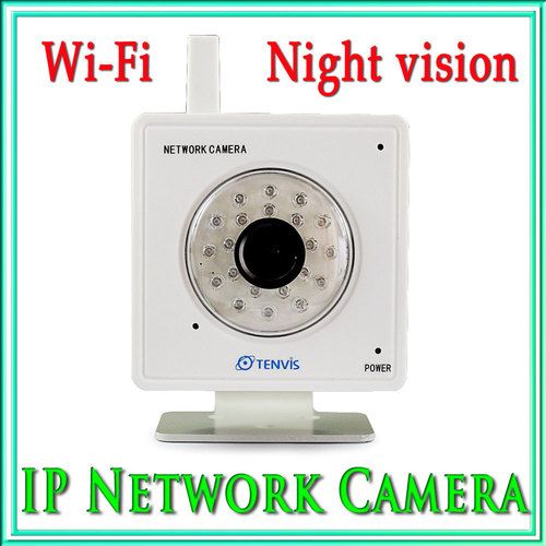 Wi Fi Wireless Network IP Camera Two Audio Security WiFi 21 LED White 
