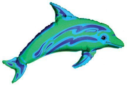 40 DOLPHIN FISH BALLOON ocean sea  