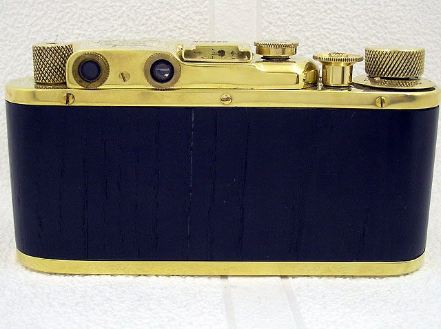 VINTAGE USSR RUSSIAN EXCELLENT 35MM RF GOLD CAMERA FED ZORKI 1949 copy 