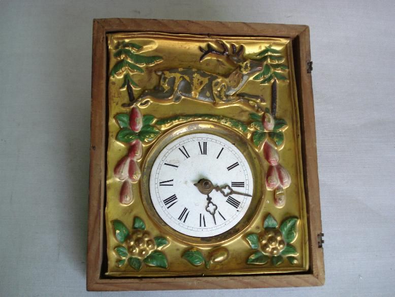 18C. 1700s ANTIQUE OLD CLOCK PARTS PORCELAIN CLOCK FACE  