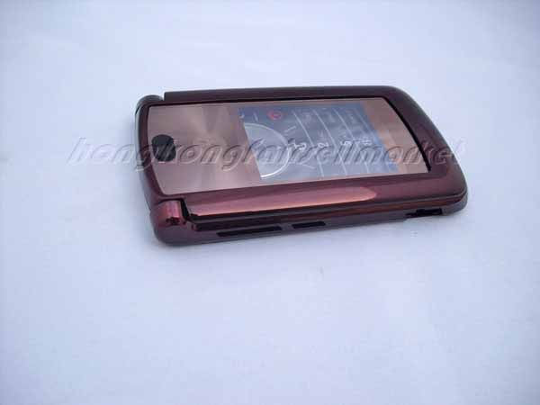 New Metal Housing/Fascia For Motorola RAZR2 V9 RoseGold  