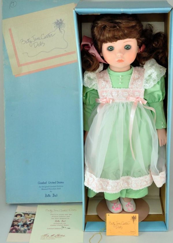   Ball Debbie Goebel Musical Doll LE Betty Jane Carter Debbie Porcelain