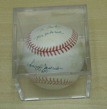 REGGIE JACKSON AUTOGRAPHED BASEBALL  