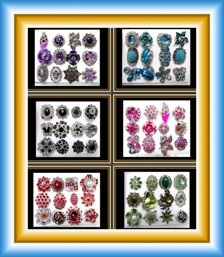 150 RINGS WHOLESALE LOT CHIC COCKTAIL COSTUME JEWELRY  