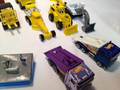 Vintage~LOT~ Construction ~ Hot Wheels ~Match box~1970s~1980s~Micro 