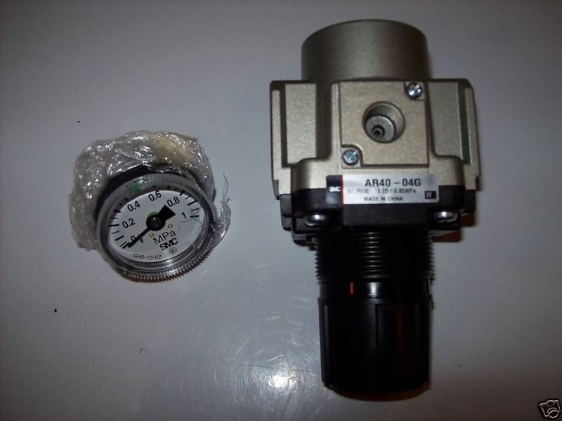 SMC AR40 04G Regulator W/ Gage  