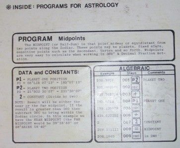 Vtg Circle Books Astrological Calendar~Computers~1979  