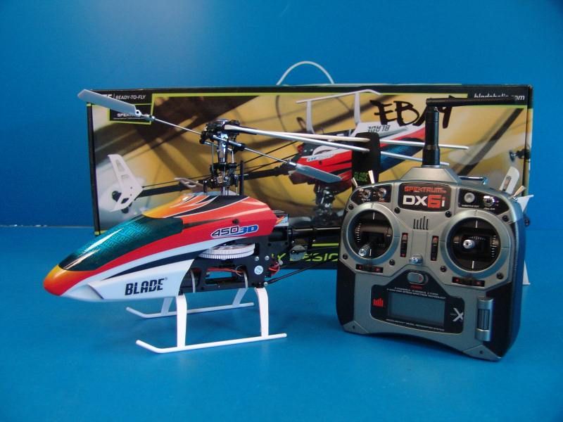 Flite Blade 450 3D R/C Helicopter E flight Heli Basic CCPM 