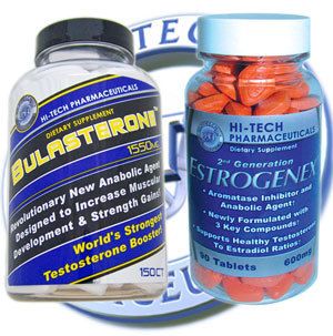 Hi Tech Bulasterone 150ct + Estrogenex Muscle Mass Combo  