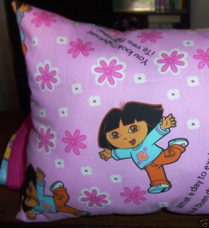 TOOTH FAIRY/GIFT PILLOW DORA THE EXPLORER HANDMADE OOAK  