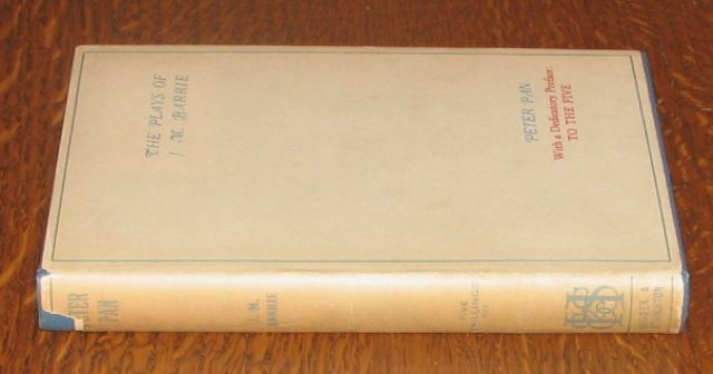 RARE J.M. Barrie PETER PAN THE PLAY 1928 UK 1st Edition/1st Printing 