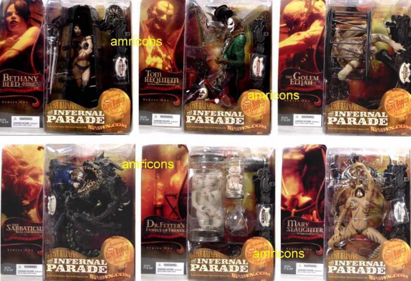 McFarlane Toys Clive Barker Infernal Parade Figure Set  