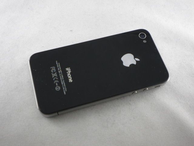   IPHONE 4 32GB AT&T BLACK SMART PHONE ATT *CRACKS* 0885909343898  