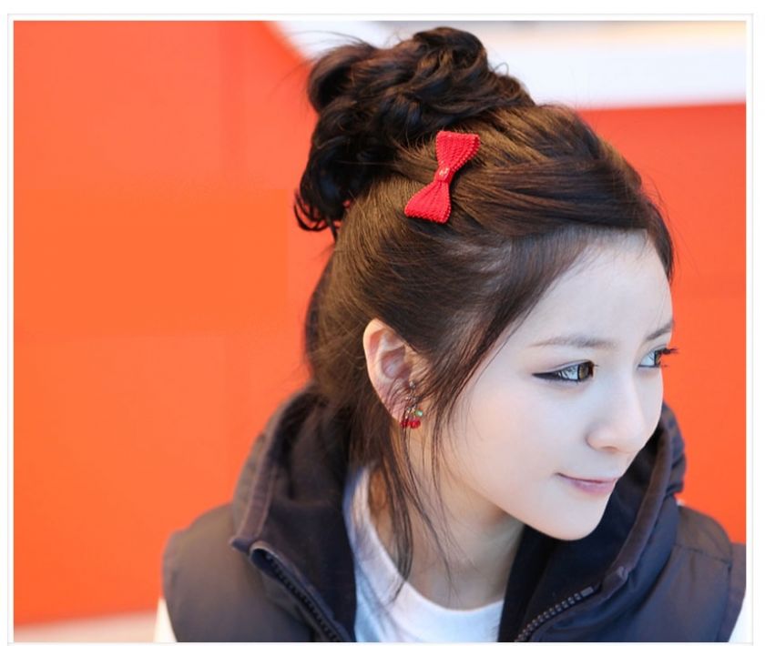 Title  Bun Hair Piece Extension New KOREA JAPAN Woman Synthetic 