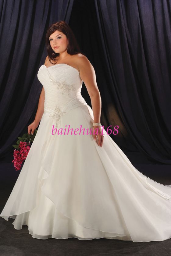Sweetheart Neckline Plus size Wedding dress Bridal Gown  