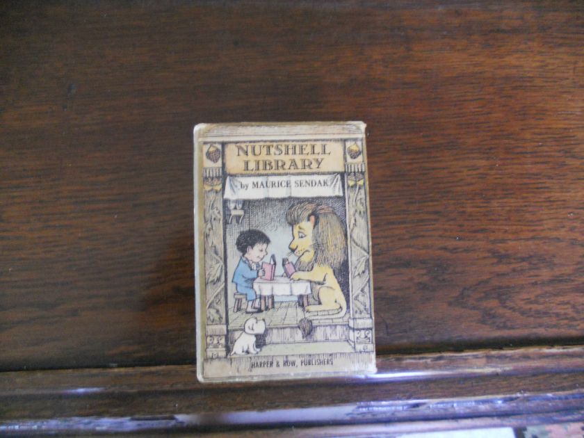 NUTSHELL LIBRARY, Maurice Sendak, 1962, 1st edition Harper & Row 