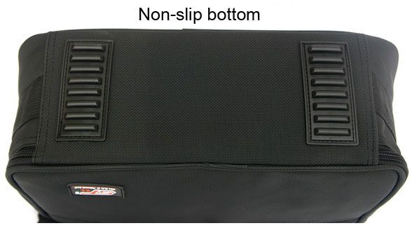 New Black Fishing Reel Bag Detachable Cushioned inside Bulkhead  