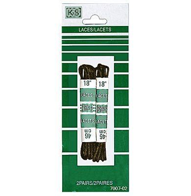 NEW PAIRS OF 18 Inch ROUND BROWN SHOE LACES #7  