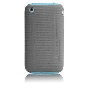 IPHONE 3G 3GS CASE MATE HYBRID TOUGH CASE BLUE GREY BRAND NEW 