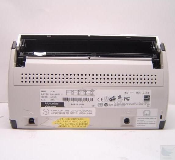   Color Image PDF Scanner S510 Feed Through Scan w/ Power Supply  