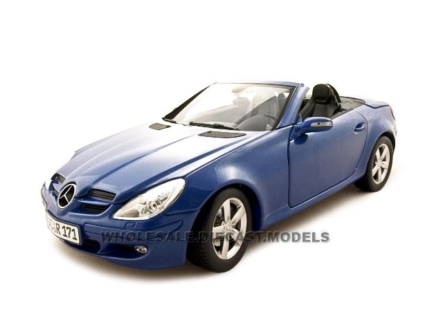 2004 MERCEDES SLK BLUE 1/18 MINICHAMPS  