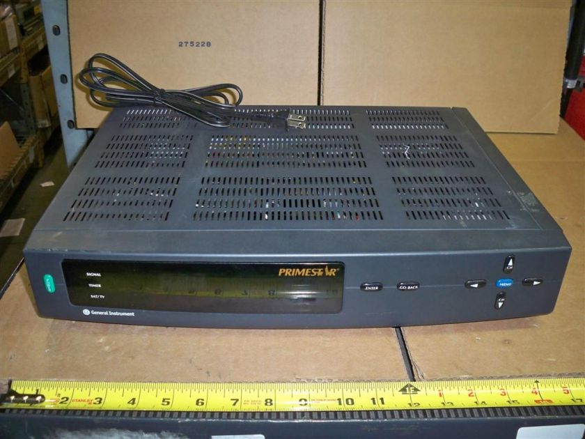 PRIMESTAR GENERAL INSTRUMENT 301D SATELLITE RECEIVER  