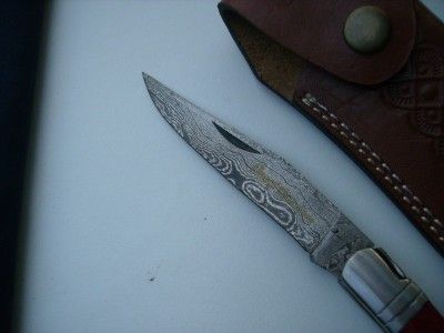 Damascus steel blade, HUNTING Pocket knife s 791  