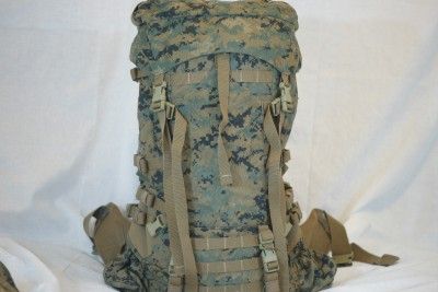 USMC DIGITAL MARPAT ILBE ARCTERYX MAIN PACK / STRAPS / HIP BELT / LID 